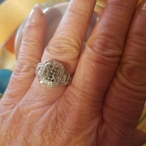 Jewelry - 925 white&blue diamonds 1ctw Jewelry - 925 white&blue diamonds 1ctw